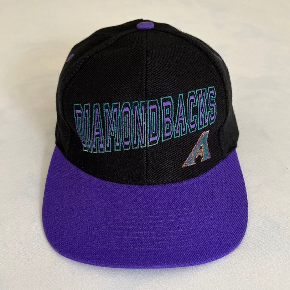 VTG Arizona Diamondbacks MLB Twins Baseball 90's SnapBack Hat Cap Embroidered